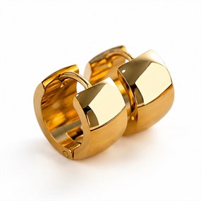 Facette kraftige huggies i guld