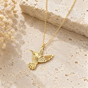 Colibri kolibrihalskæde i guld
